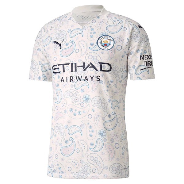 Thailande Maillot Football Manchester City Third 2020-21 Blanc